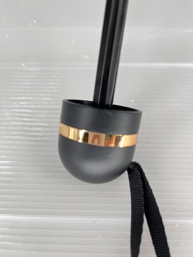 大判花柄×薄あさぎ色　三つ折り傘　[sam018]