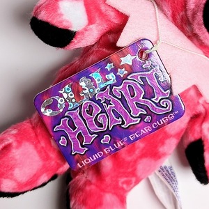 ☆DEADSTOCK / VINTAGE☆ 2001年製【 Grateful Dead(グレイトフルデッド)】5inch 5インチ / Bean Bear / ビーンベア /  ベロなし 舌なし 日本限定  Lil Heart / リル・ハート シリーズA〚アメリカン雑貨 アメトイ〛