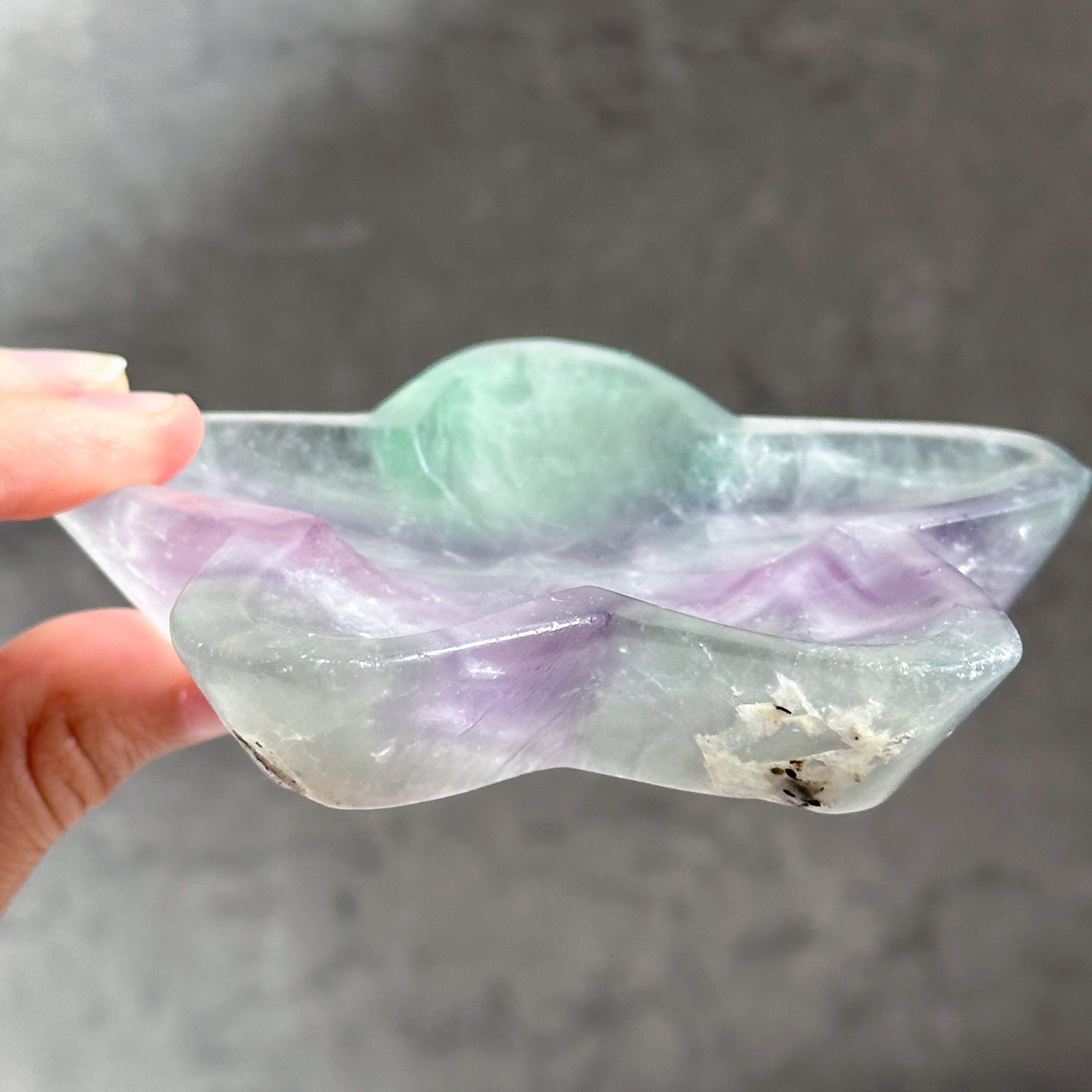 レインボーフローライト星型のうつわ13◇ RainbowFluorite ◇天然石