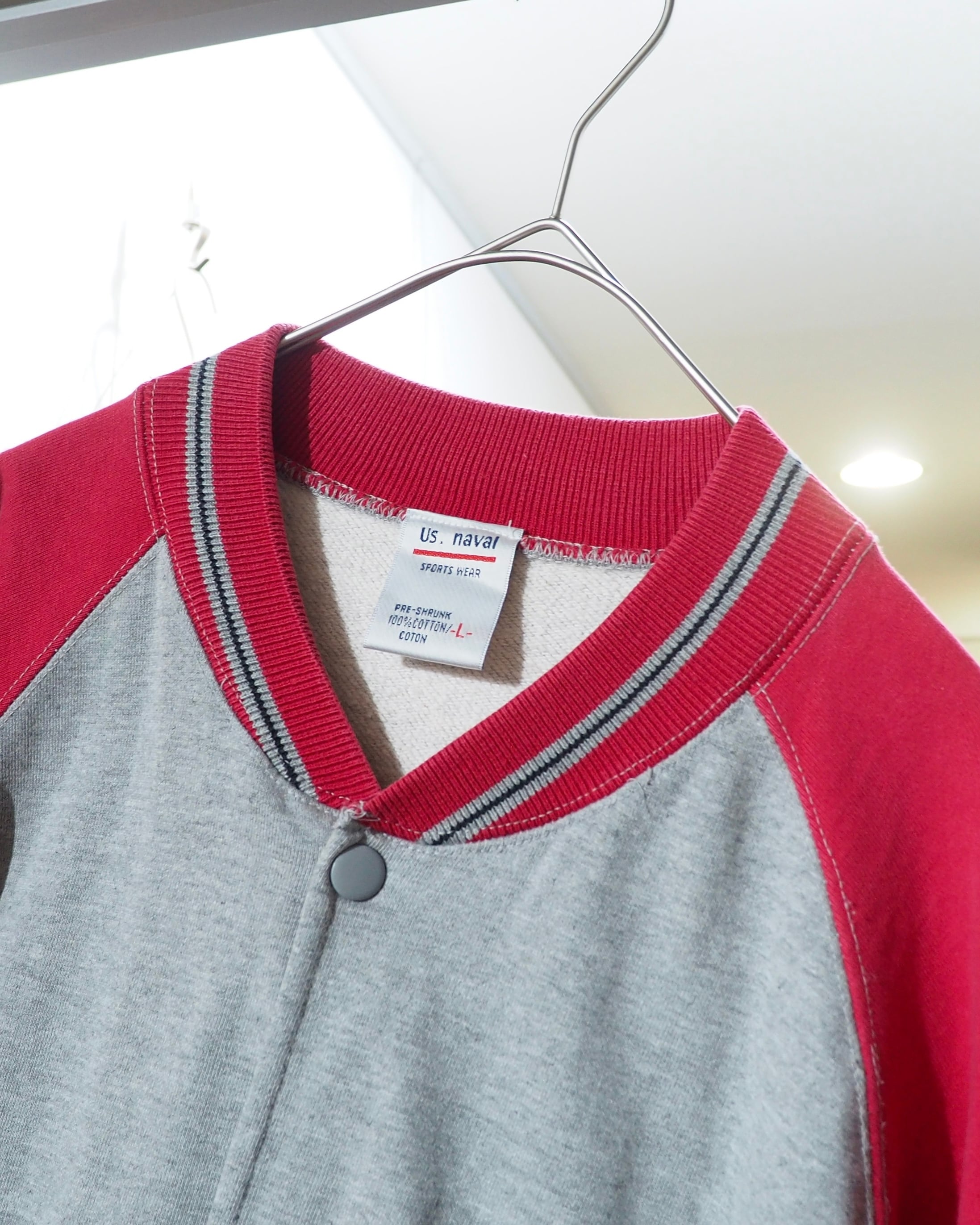 1990s Two-Tone Color switching vintage Raglan Sweat Jacket