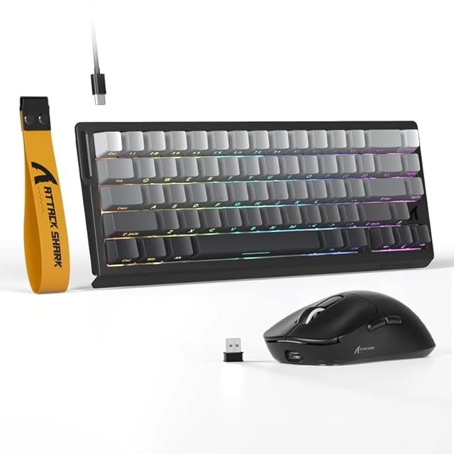 PC周辺機器 ATTACK SHARK X68MAX HE + V5マウス キーボード セット