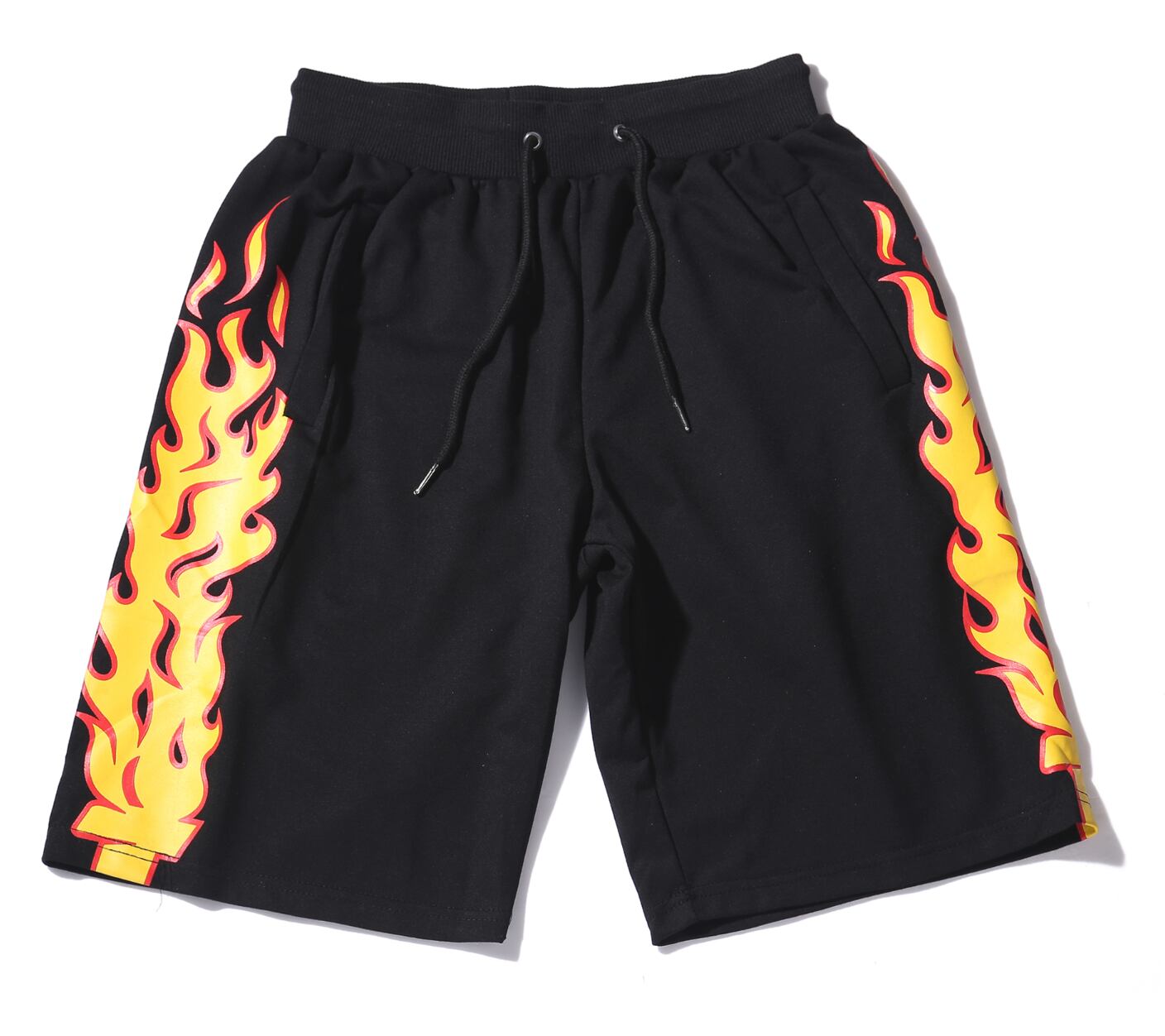 RIPNDIP ハーフパンツ ファイアーパターン