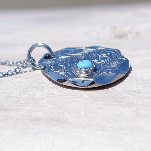 necklace 新作 ハワイアンジュエリー ターコイズネックレス 石 ユニ