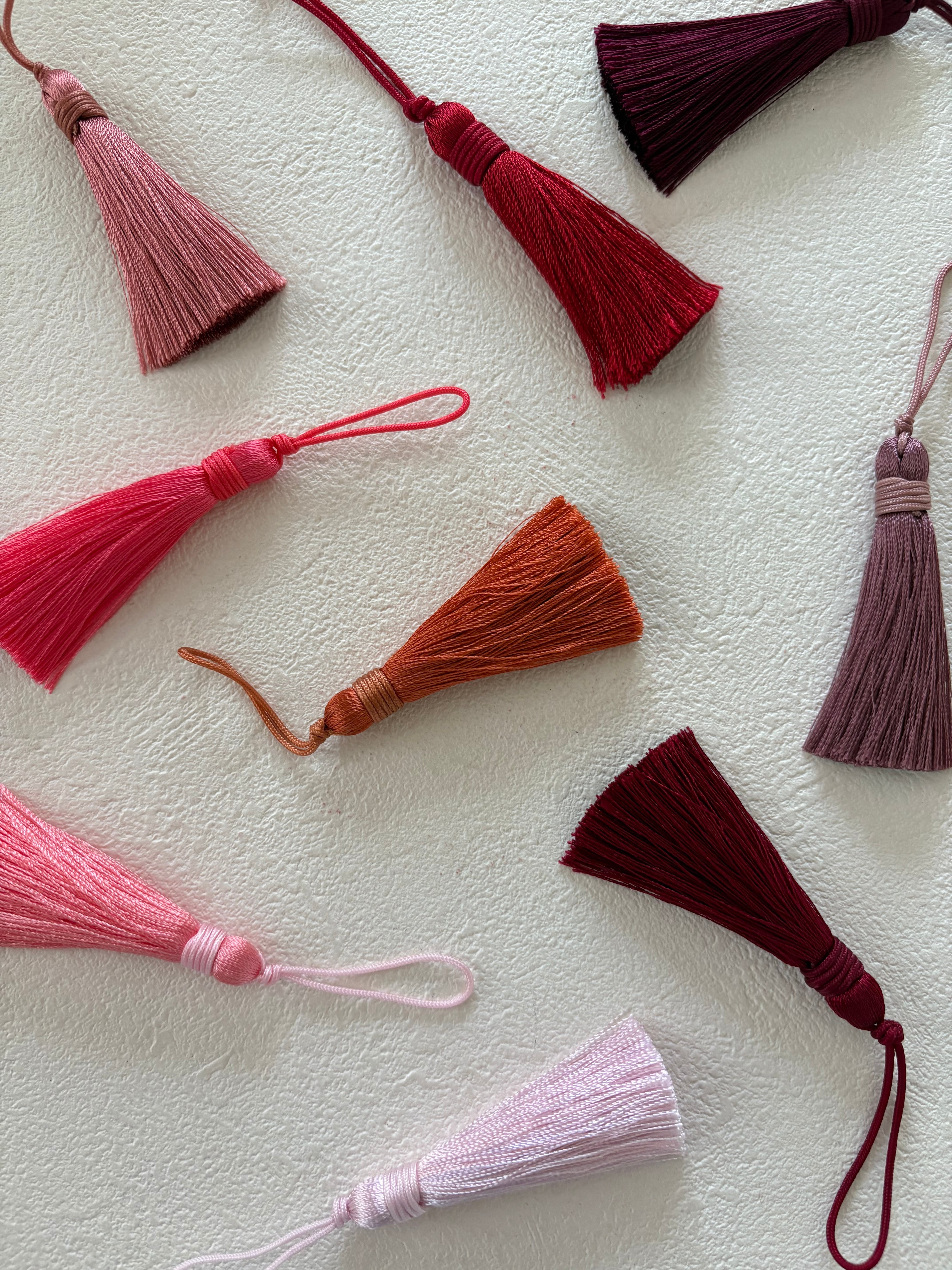 輸入デザインタッセル シンプルタッセル ミニタッセル 5.5cm カルトナージュ デコレーション材 アクセサリーパーツ