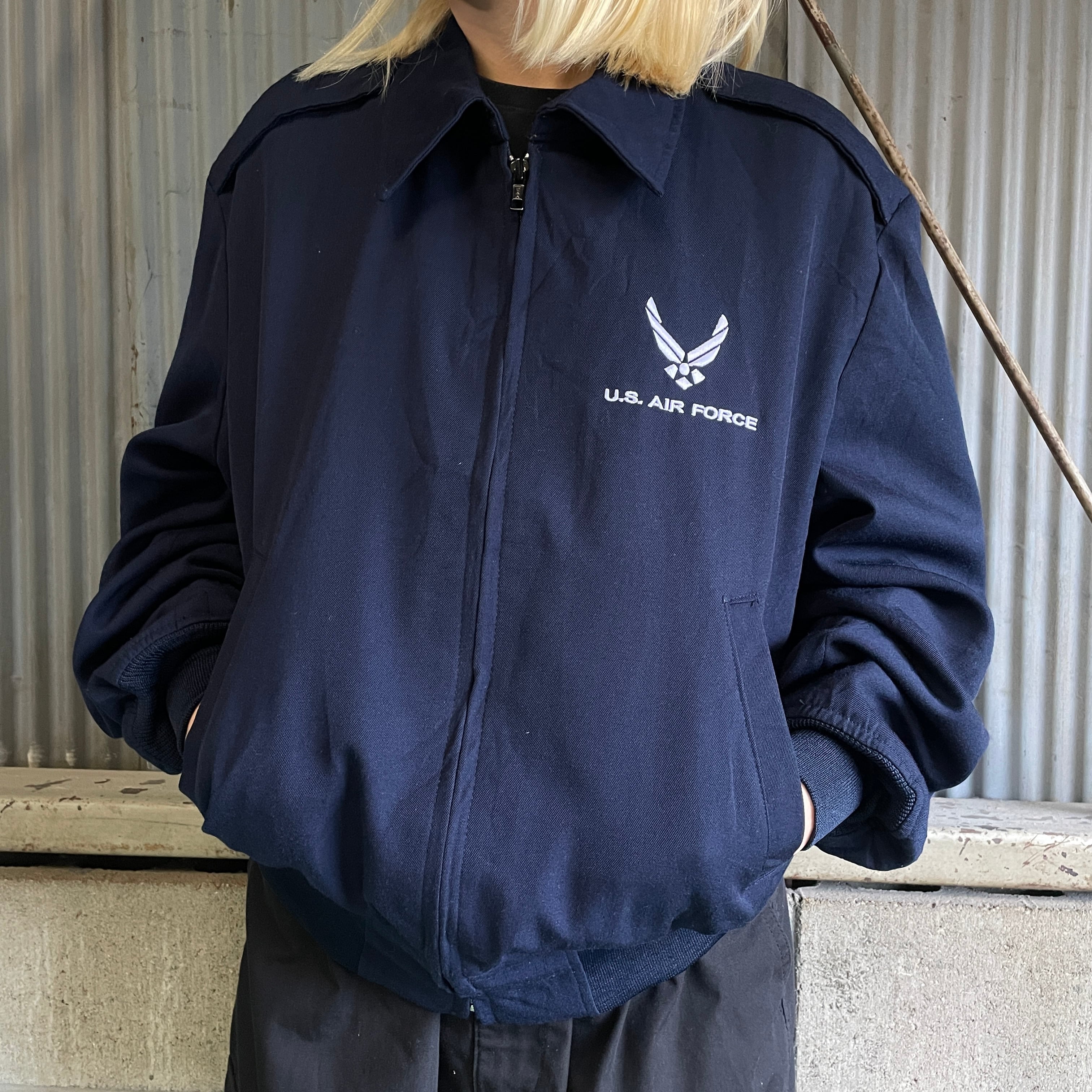 02年製 DSCP U.S.AIR FORCE 米軍実品 ユーティリティジャケット 42S 