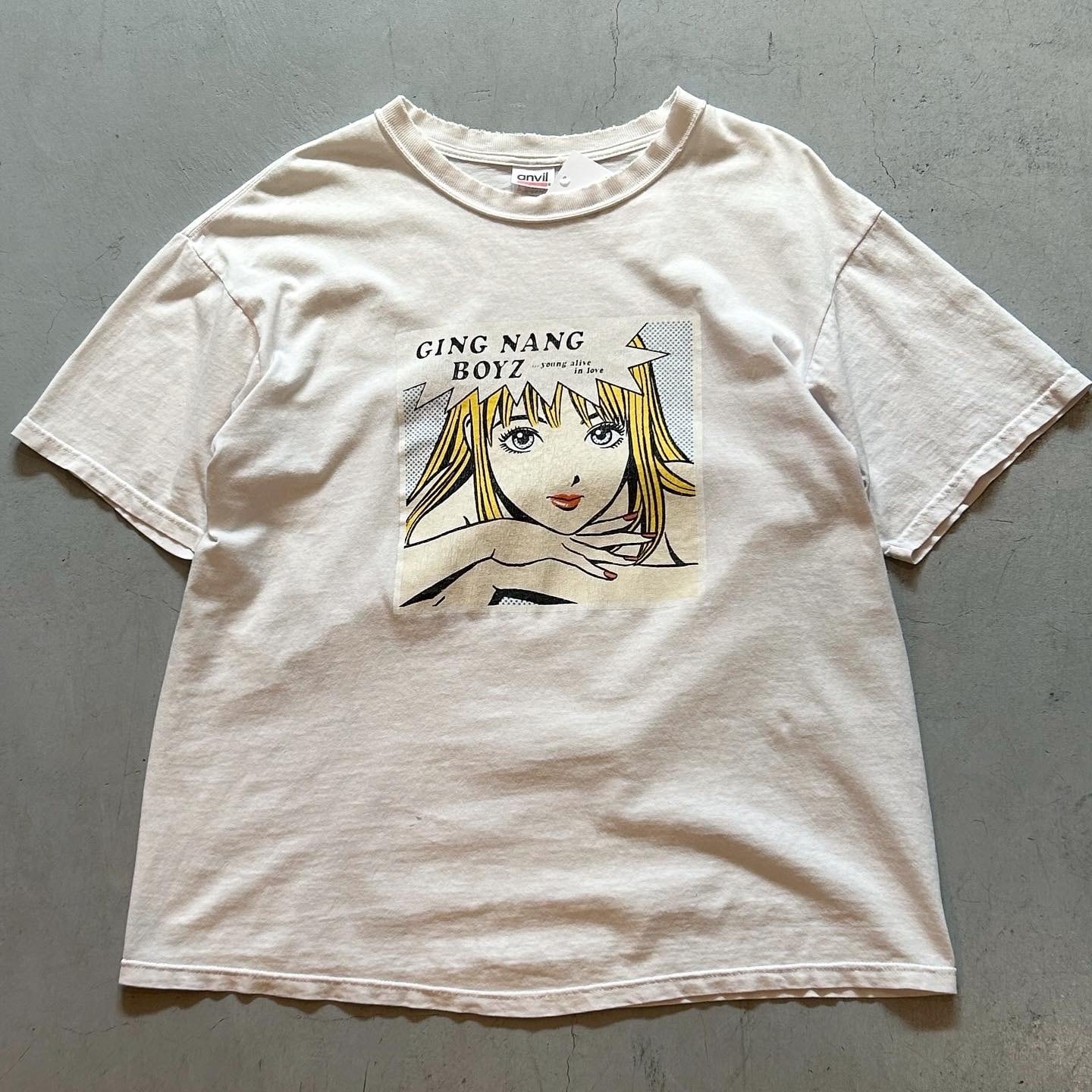 00s 銀杏boyz ”君と僕の第三次世界大戦的恋愛革命“ t-shirt ”White