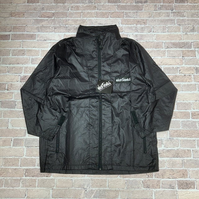 Ⓚ【DEADSTOCK】WILD THINGS "WIND SHIRT" FULL ZIP JACKET BLACK②