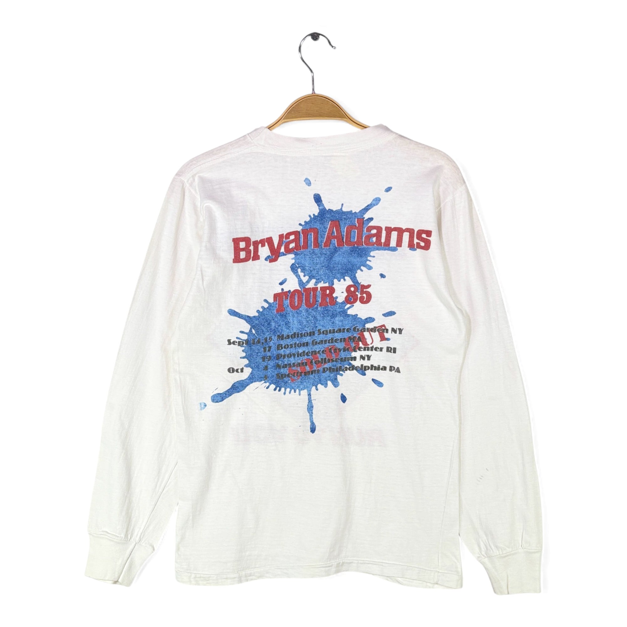 80s ブライアンアダムス パキスタン製 ヴィンテージTシャツ RUN TO YOU