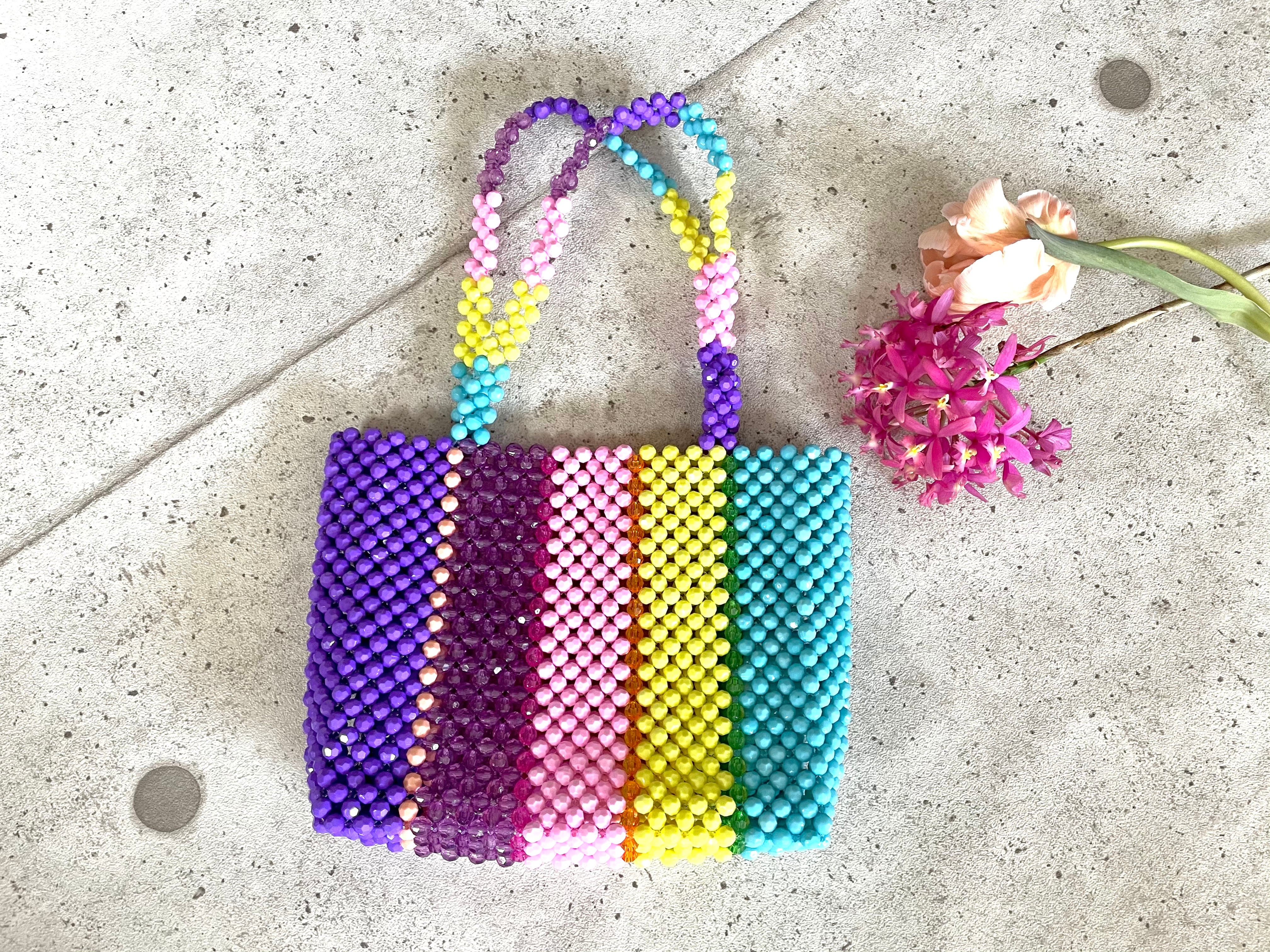 カラフルビーズバック