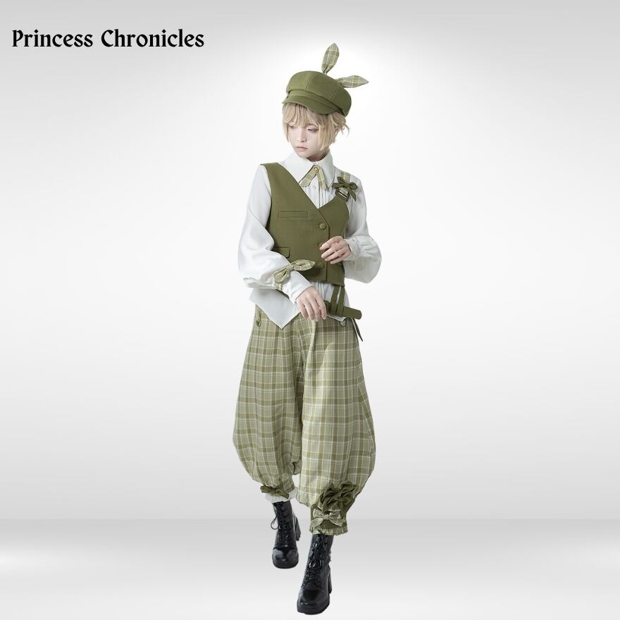 SEASONZ 【予約販売】7分丈 クロップドパンツ 王子系 少年装 ブランド