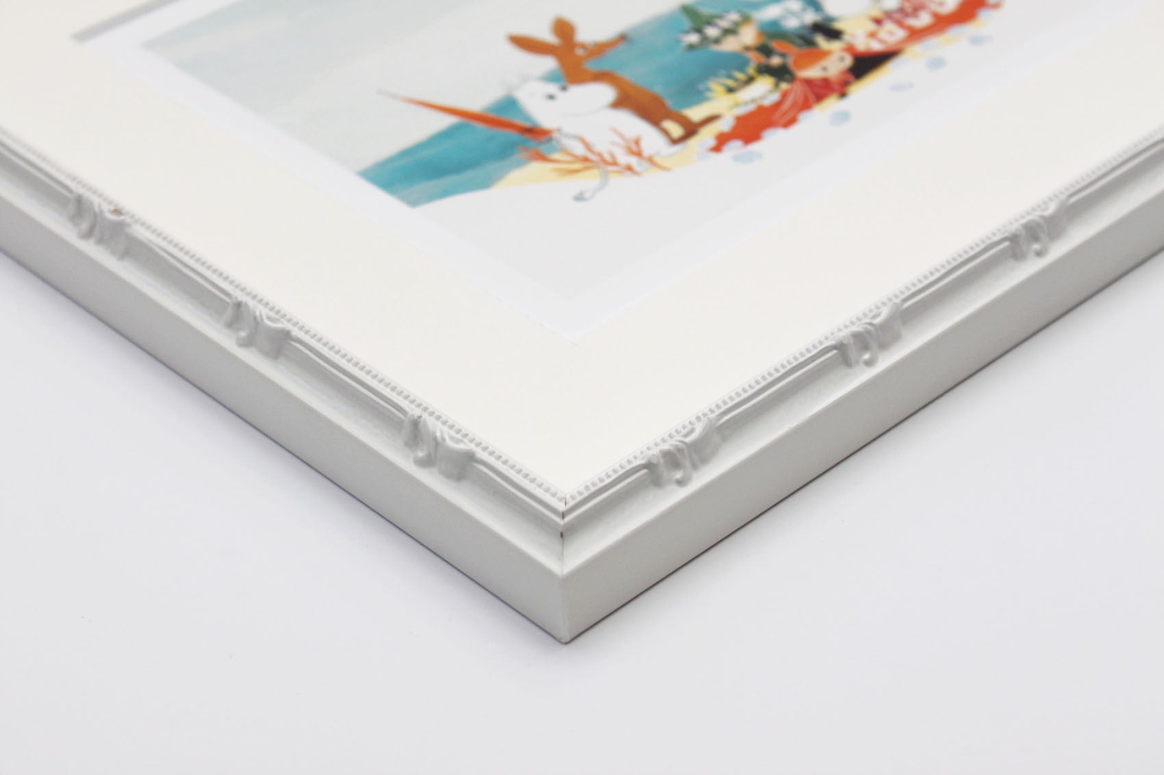 ムーミン 北欧 Postery 「ムーミンとクリスマス」送料無料 フレーム 展示用フック付アートポスター 絵画 インテリア アート