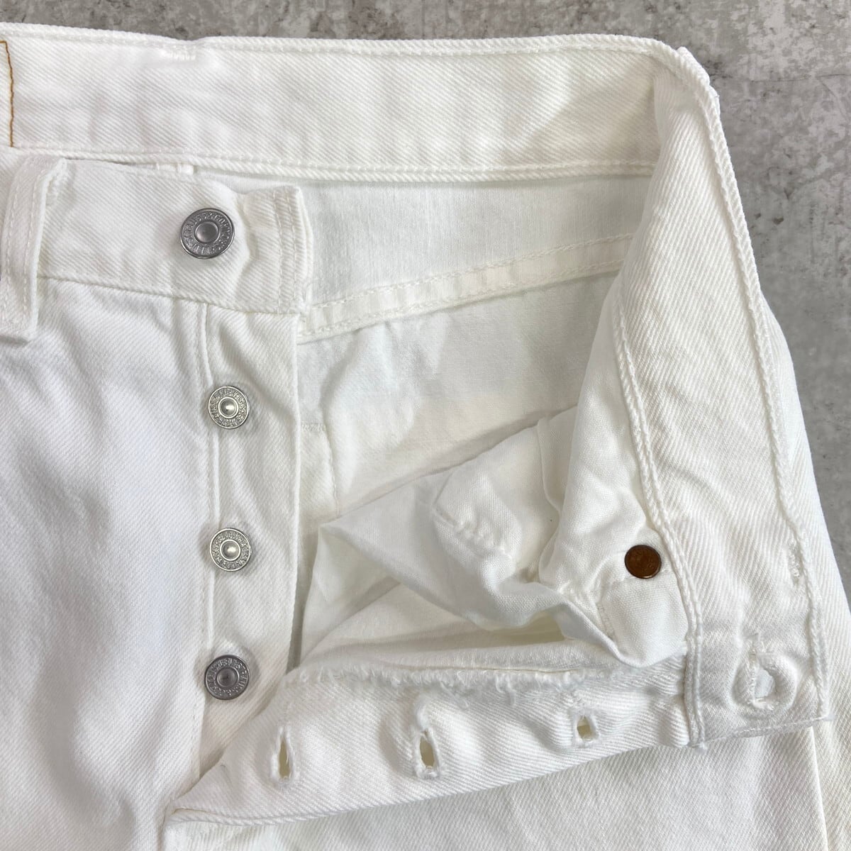 90年代 USA製 Levi's リーバイス 501 ホワイトデニムパンツ ストレート