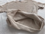 FRANCE 1960’s Vintage All cotton net cut-sew
