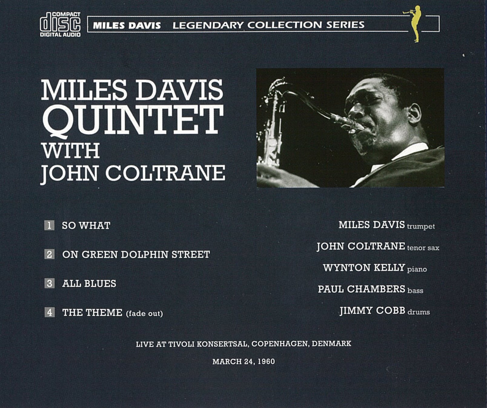 MILES DAVIS / COPENHAGEN 1960(1CD)レジェンダリーのプレス盤