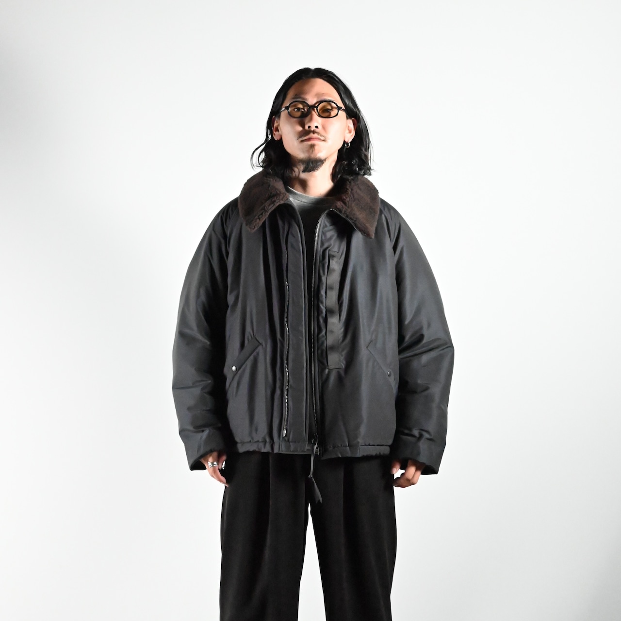 Product Twelve(プロダクトトゥエルブ)Light Wool Nylon Puffer Jacketコーディネート