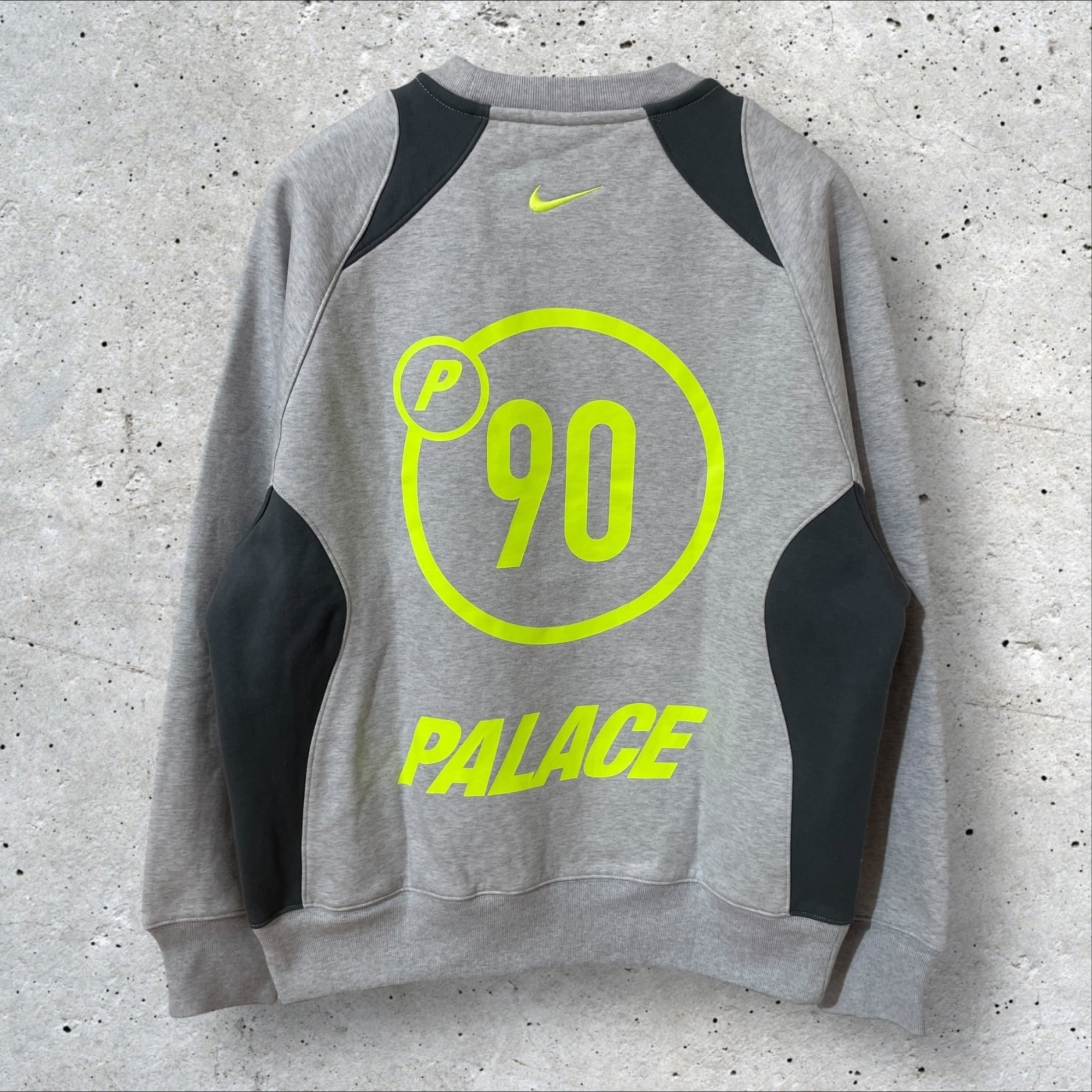 PALACE × NIKE Total P90 Crew Grey M RN-150137 パレス ナイキ