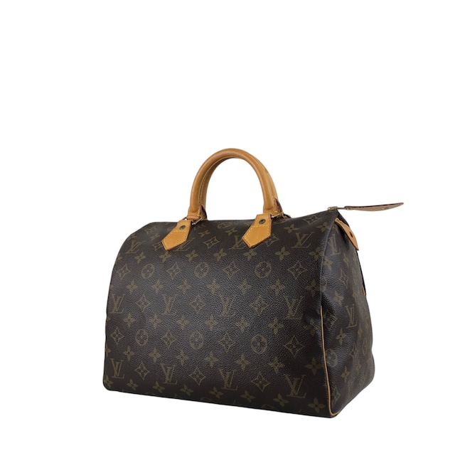 LOUIS VUITTON ルイヴィトン スピーディ30 モノグラム ハンドバッグ ブラウン レザー ボストンバッグ vintage ヴィンテージ オールド s2cksy