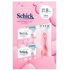 【2セット】Schick(シック) ハイドロシルク クラブパック 本体刃付 + 替刃8個