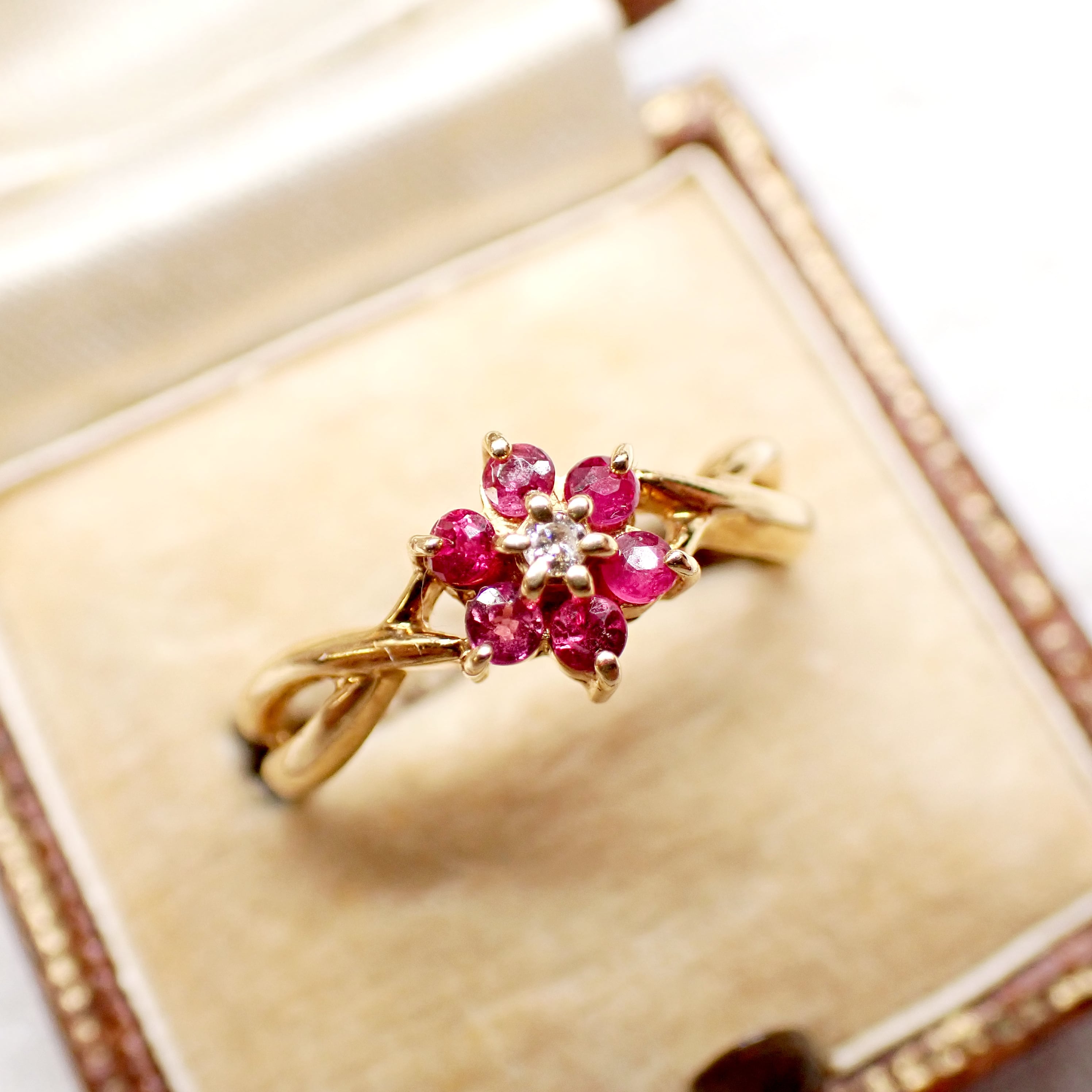 ルビー | アンティークジュエリー デイジーリング ☆DaisyRing☆