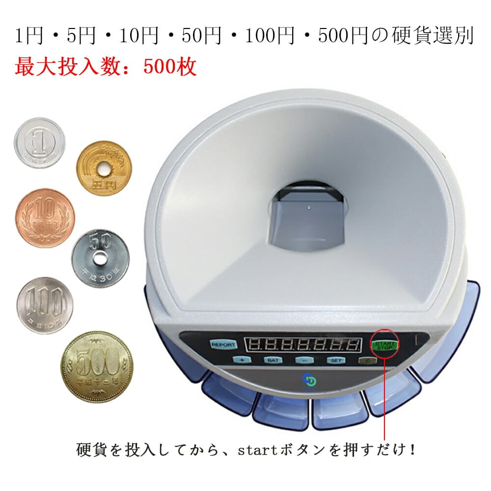 高速コインカウンター 日本語説明書付 硬貨計数機 マネー 高速コインカウンター 日本語説明書付 硬貨計数機 マネー