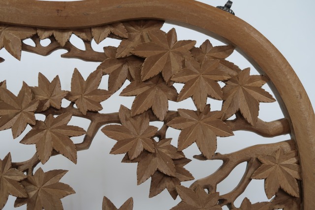 Green Maple and a Quiet Bird ― An Original Openwork Relief by Nozomu Mori