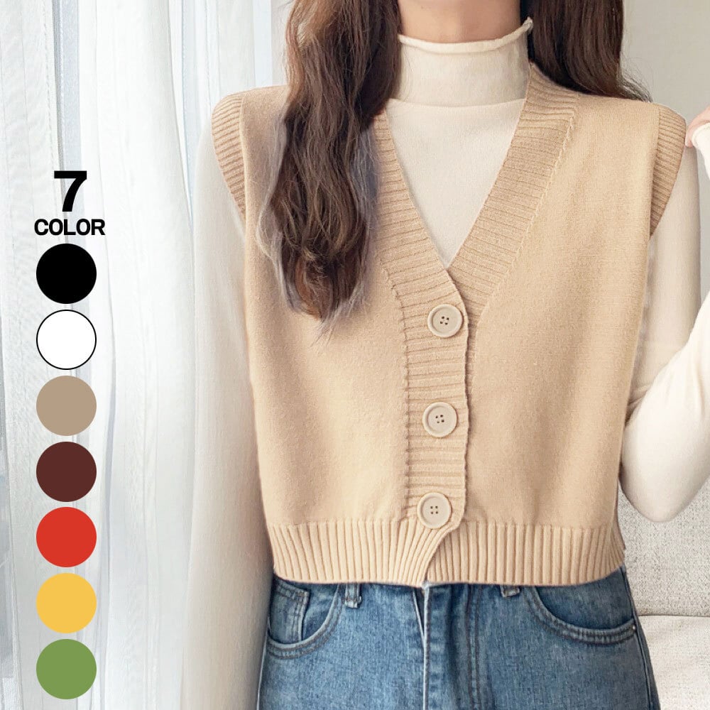 ニット ベスト レディース 春秋冬 きれいめ おしゃれ 大人 重ね着 かわいい カジュアル レイヤード ショート丈 大人可愛い 大人女子