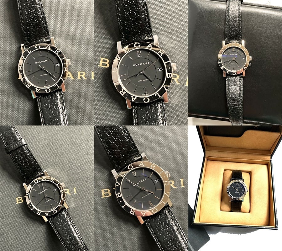 極美品 国内正規 完備 純正 BVLGARI BB33SL 定価50万 ブルガリブルガリ