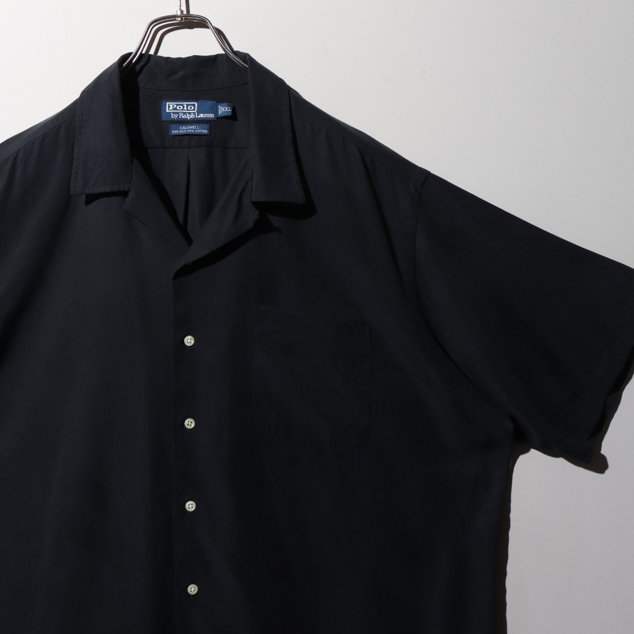 Mint Condition 2XL 完全無地 シルクコットン 黒 Caldwell ポロラルフローレン ブラック Polo Ralph Lauren