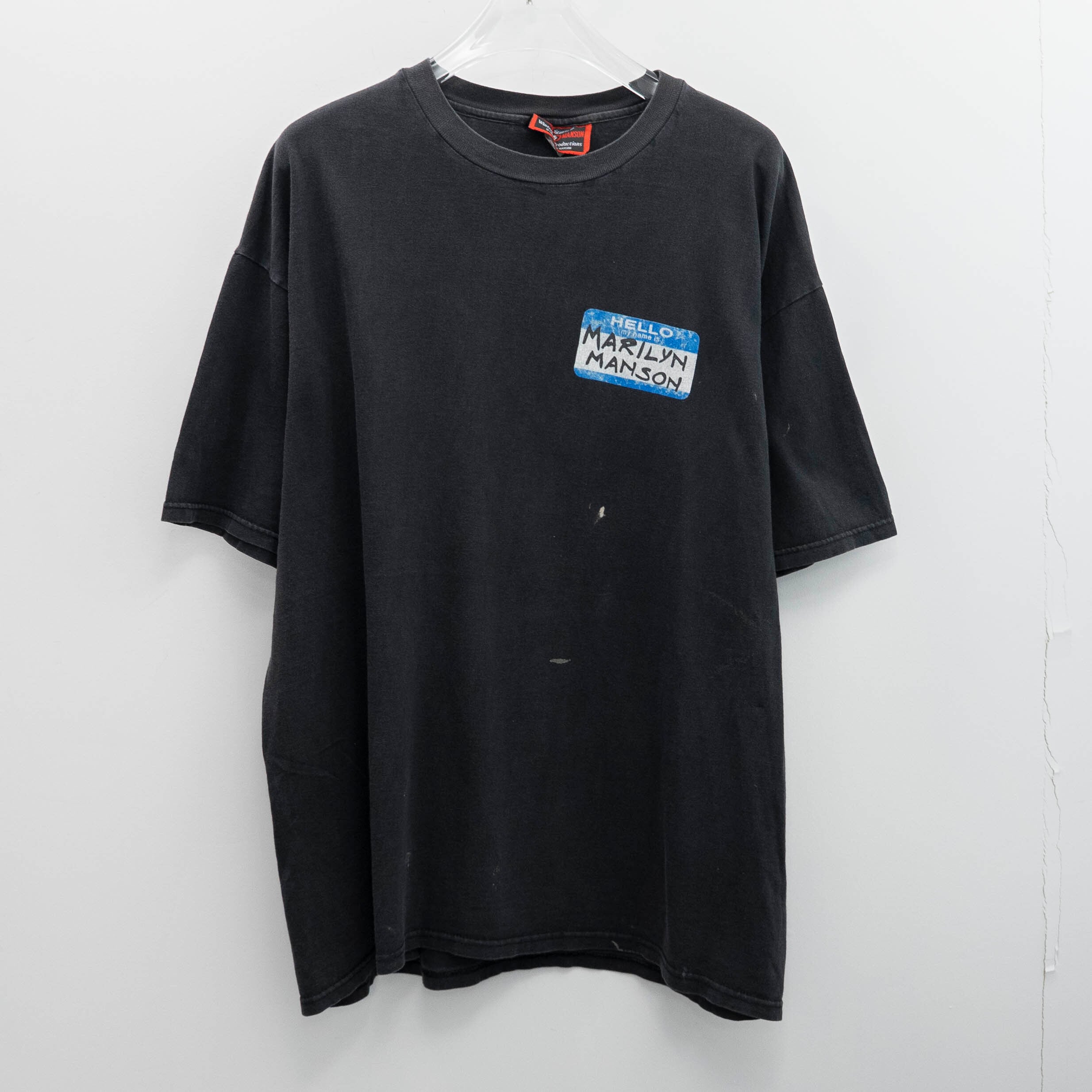 Marilyn Manson " Hello My Name Is Marilyn Manson " Original Tag XL【A4-268】
