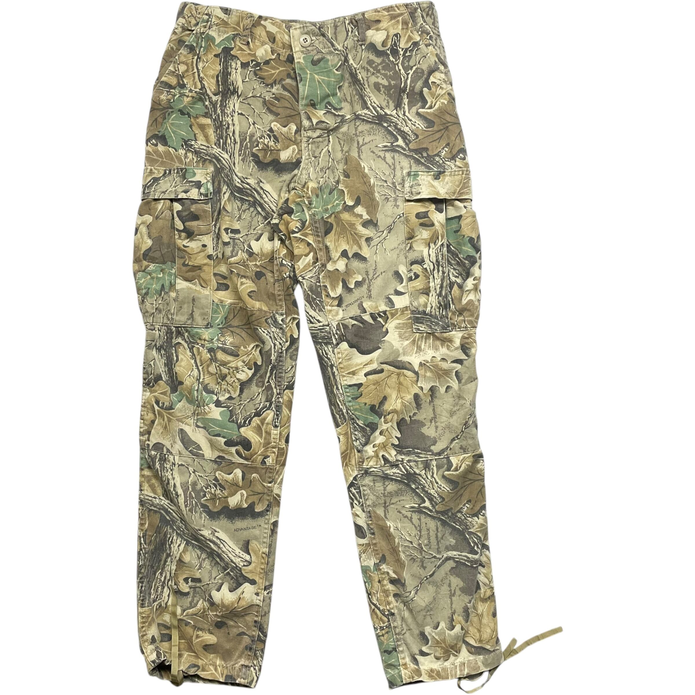 《実寸W35 L32》unknown リアルツリーパンツ カーゴパンツ ダブルニー USA製 no.5937