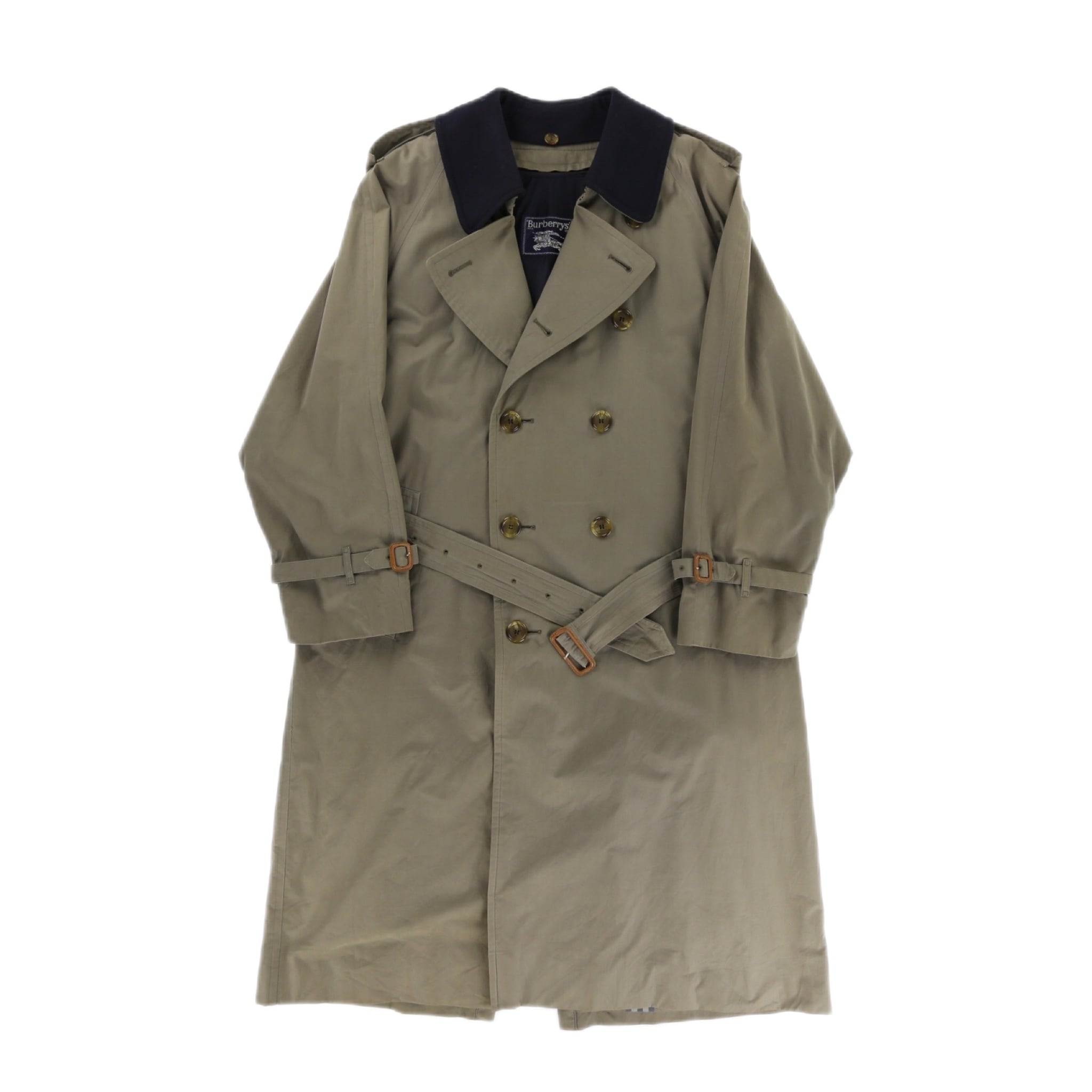 Burberry 襟切替 着脱ライナー付 トレンチコートダブル【OT-6747】 | cv