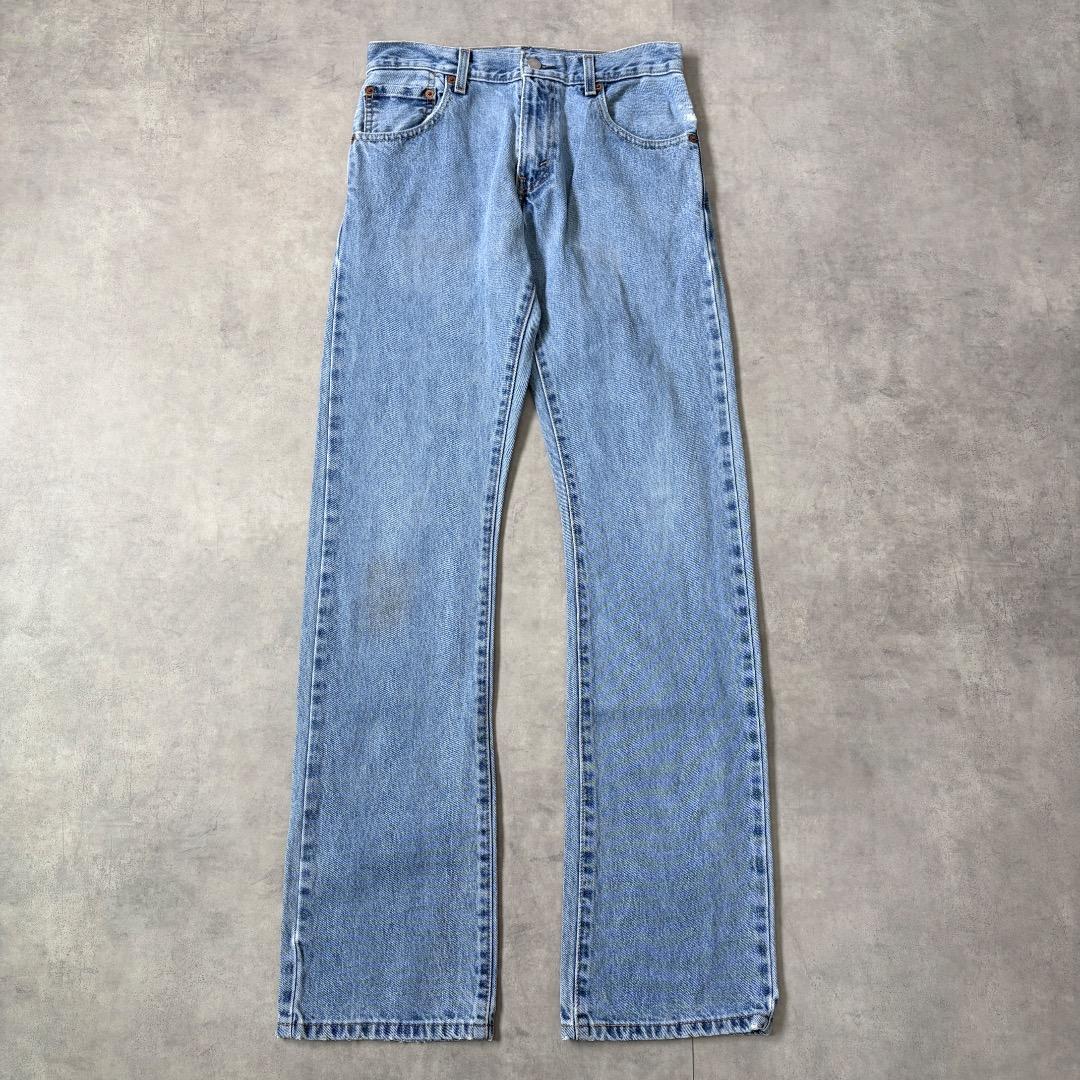 リーバイス517 Levis W29 フレアブーツ 青 古着 ボトム 22097