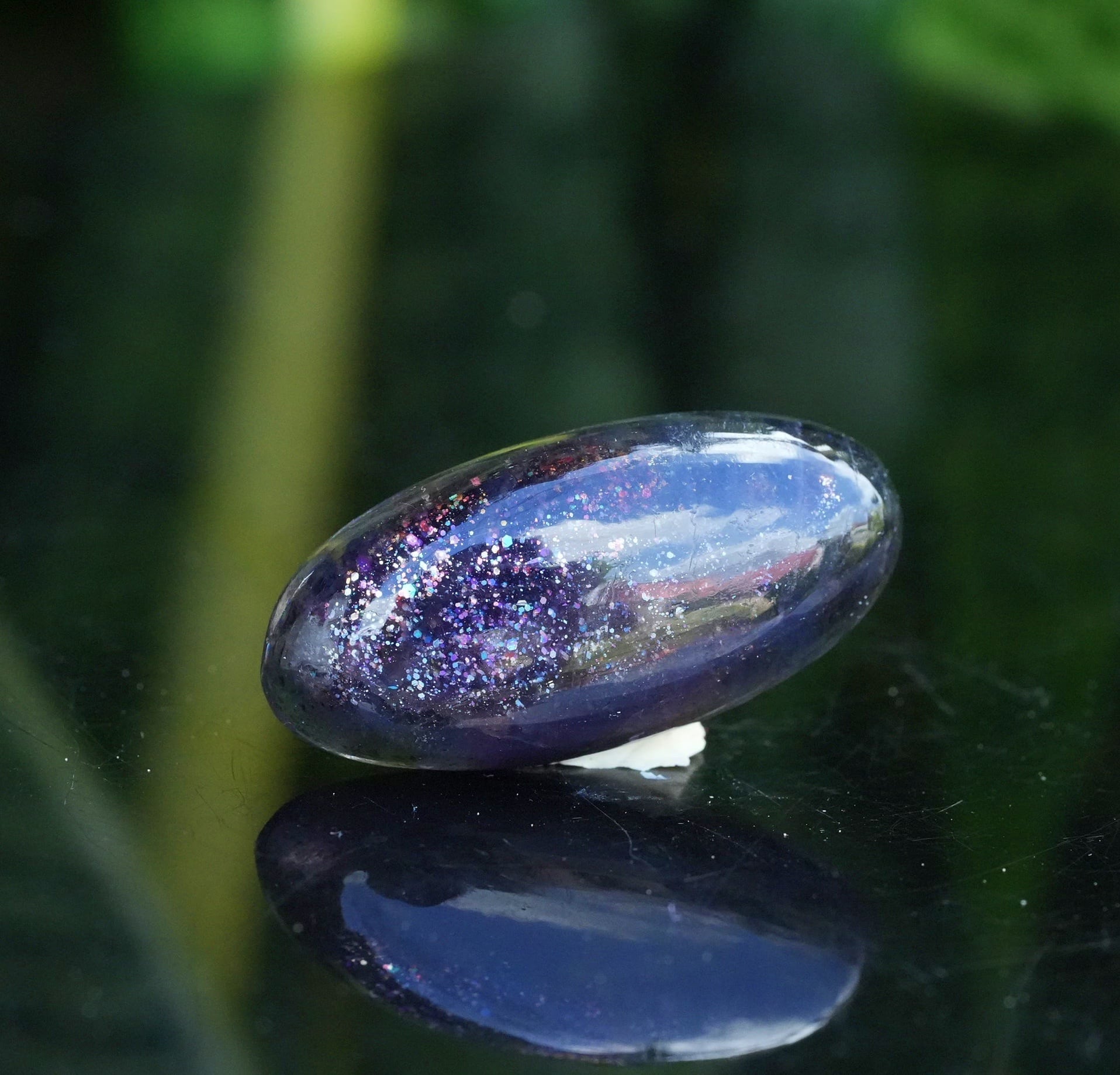 銀河の夜☆高品質 アイオライトサンストーン s1571 | Funky garuda