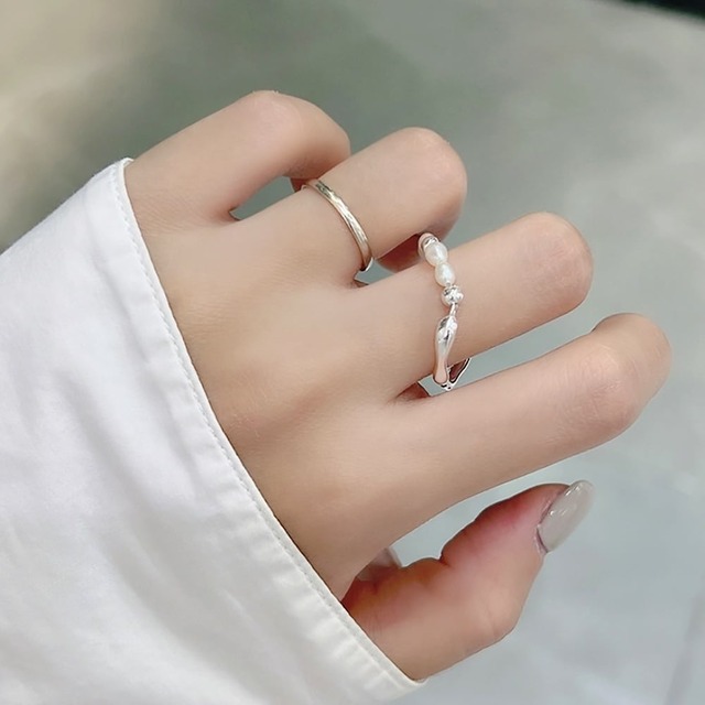 SV925metalpearlring