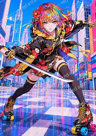 【フルフェアリーダストビーズ】蓮香　ダイヤモンドアート　オーダーメイド オーダーメイド A3サイズ フルフェアリーダスト (スクエアのみ