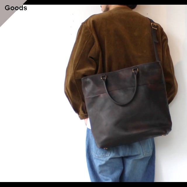 【再入荷】vasco レザーネルソン2WAYバッグ LEATHER NELSON 2WAY BAG VS-244LS ブラック