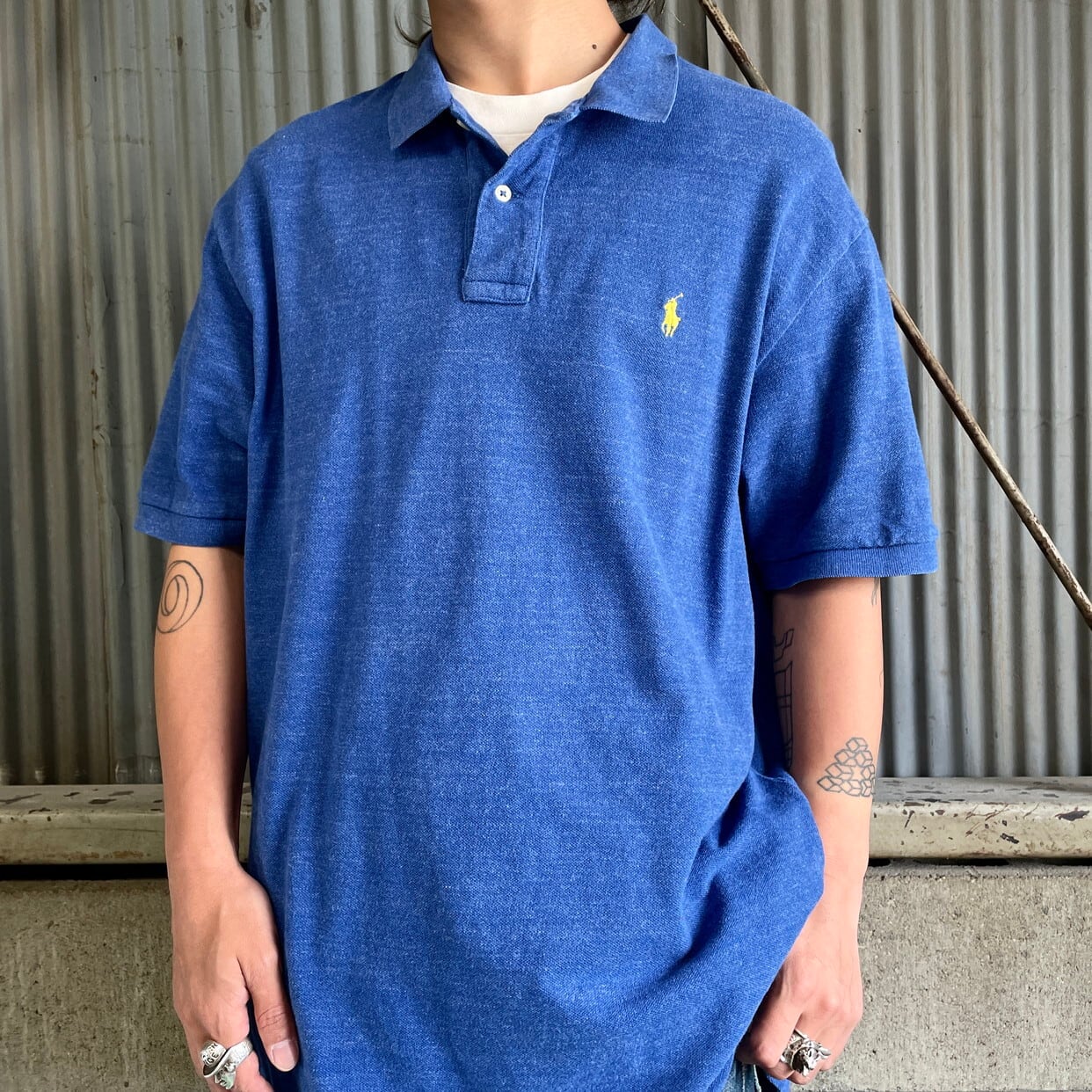 Polo Ralph Lauren ポロ ラルフローレン 鹿の子 ポロシャツ メンズXL