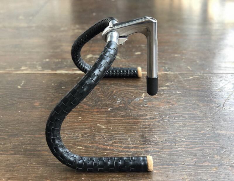 【新品】FUN レザーグリップドロップハンドル BROOKS ピスト シングル FUN Brooksドロップハンドル レザーグリップ スレッドステム