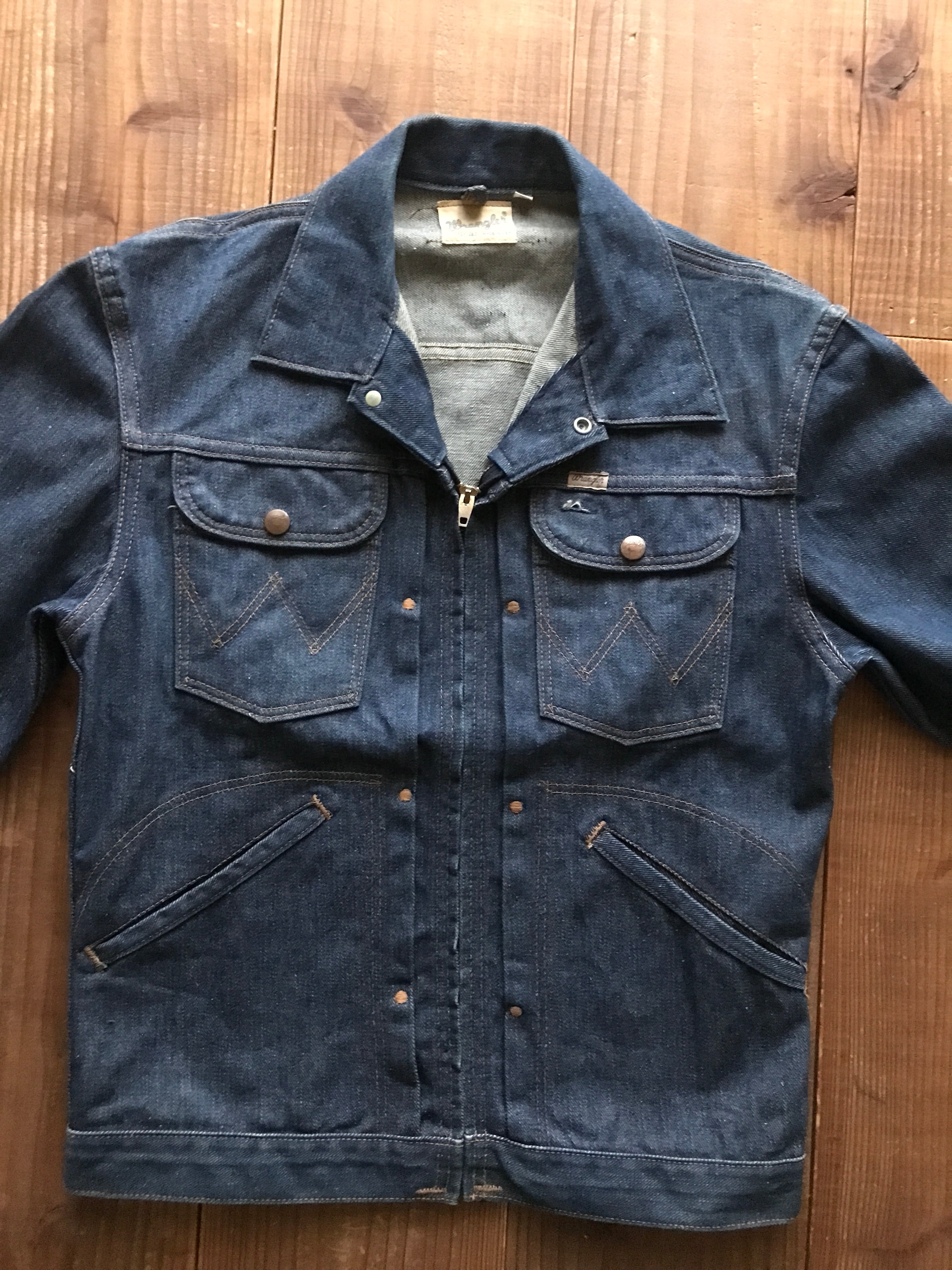 60〜70's Wrangler 24MJZ デニムジャケット DEADSTOCK 表記36