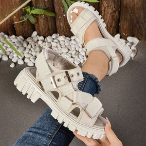 スポーツ サンダル トラックソール レディース 春夏 韓国 厚底サンダル 大人 カジュアル マジックテープ 履きやすい 歩きやすい 疲れにくい アウトドア 大人可愛い 大人女子