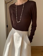 【新作5％OFF・3日間】Tencel & Wool Spring Knit_4colors