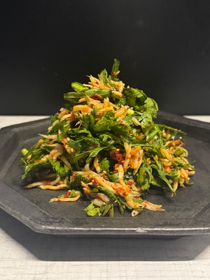 【春限定】釜あげ湘南しらすと春菊のキムチ 200g【3.30〜31発送予定】