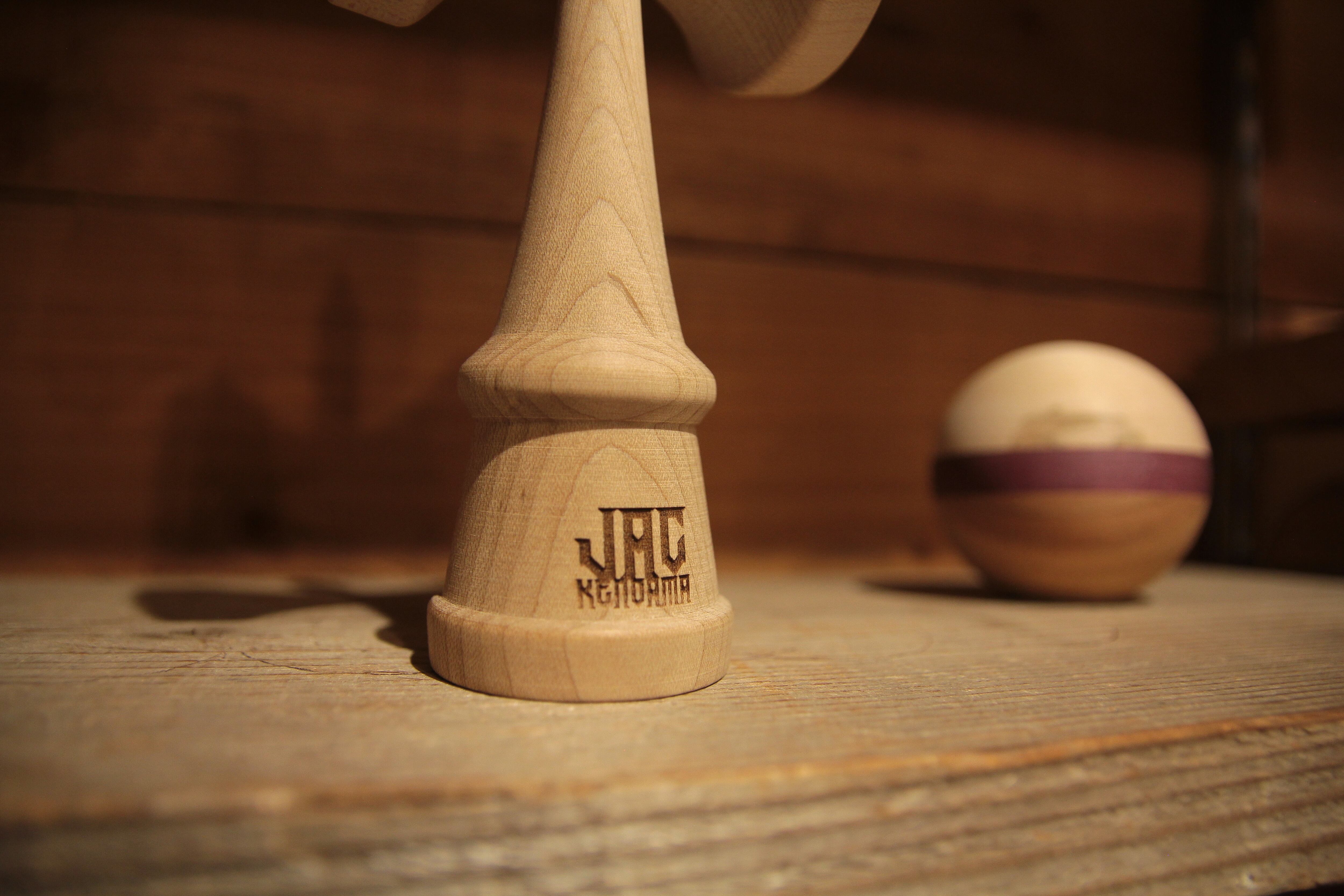 わけあり特価 JAC kendama 10MM LINE LAMINATED MAPLE SMOOTHIEけん玉