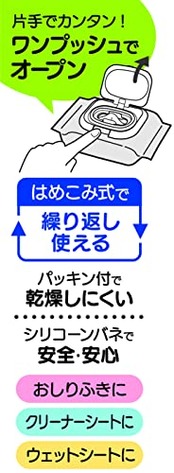 スケーター(Skater) 抗菌 ウェットシート用フタ おしりふき 手口ふきフタ カバー グリーン WTL1AG-A