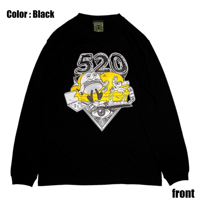 神眼芸術『five-twenty』Long sleeve T-shirt