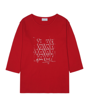 [SAN SAN GEAR] LATTICE T-SHIRT [MELANGE GREY] 正規品 韓国ブランド 韓国通販 韓国代行 韓国ファッション sansan san san sansangear サンサンギア