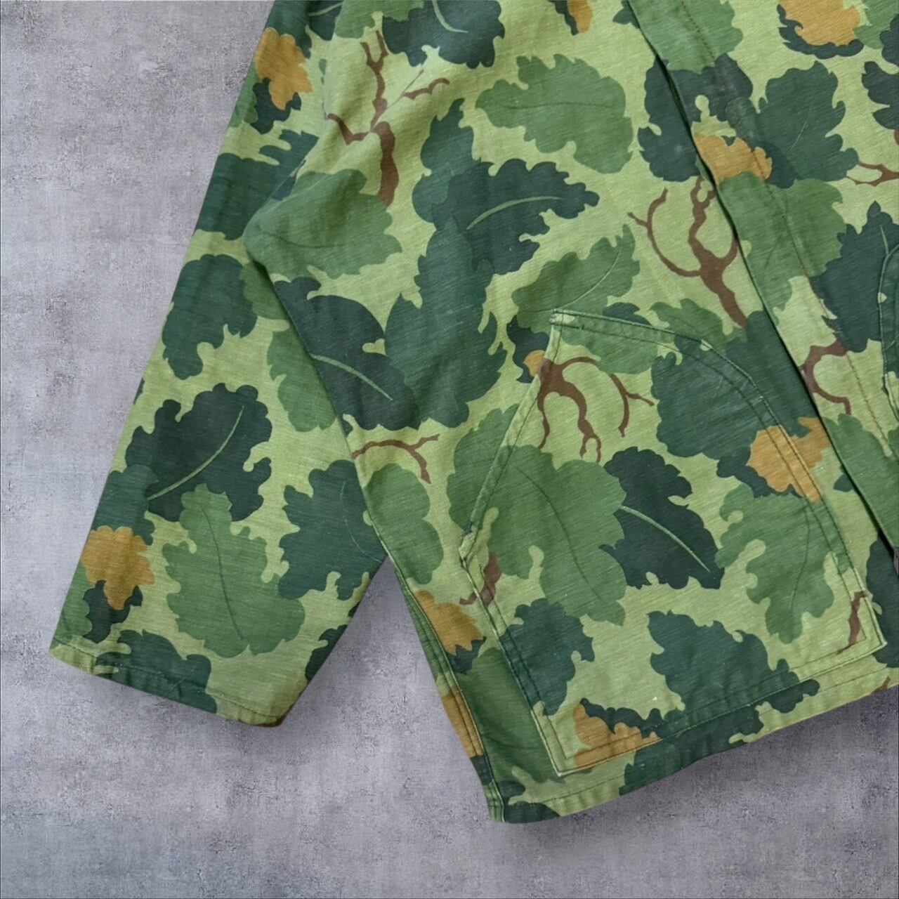 60's~ KAMO Mitchell Camo Pattern Reversible Jacket | spike osu
