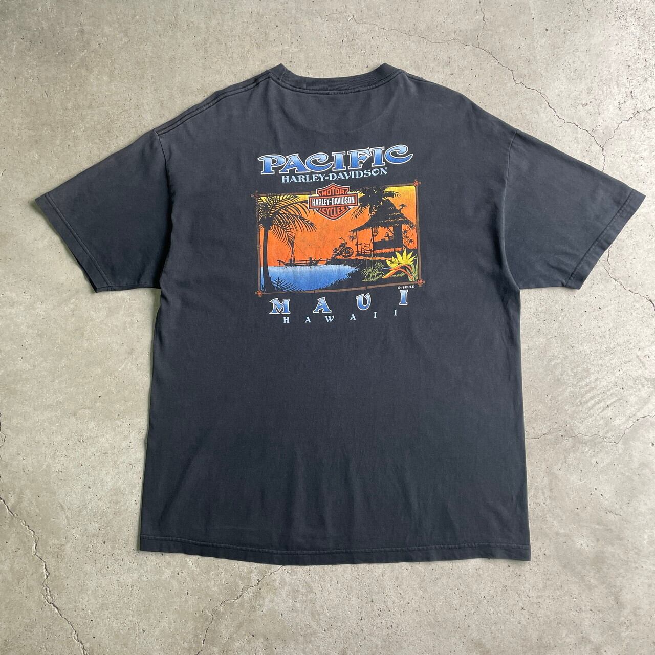 90年代 Harley-Davidson ハーレーダビッドソン 両面プリント T