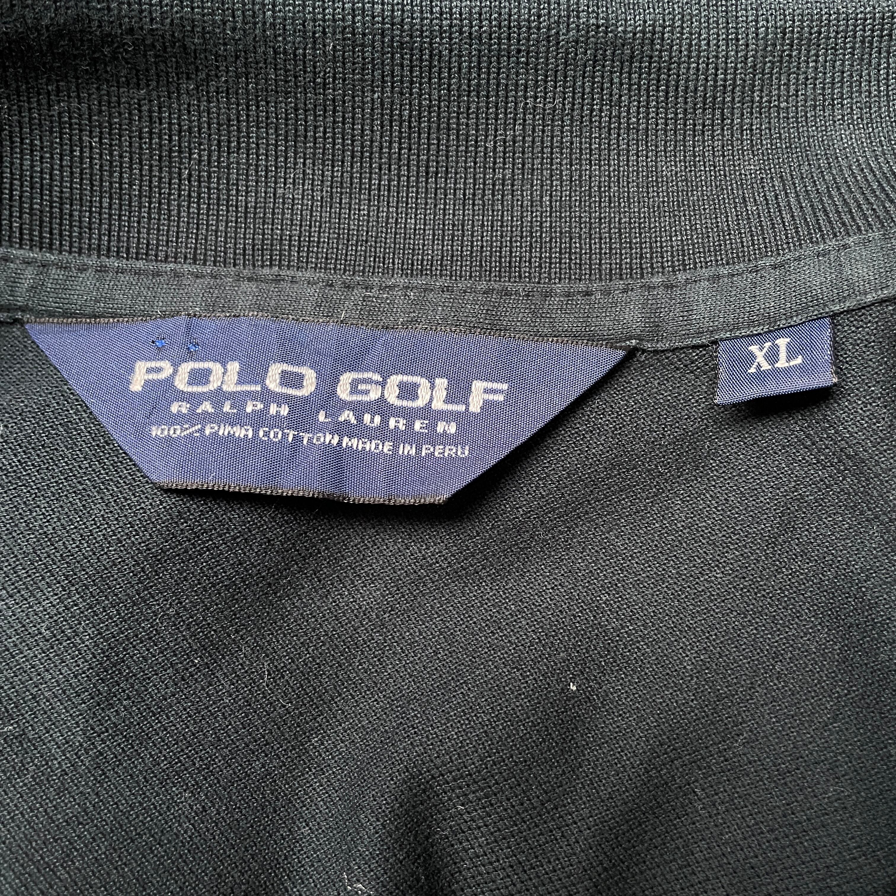 90年代 POLO GOLF Ralph Lauren ラルフローレン 無地 鹿の子 長袖 