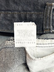 90s Levi’s 505 BLACK DENIM PANTS MADE IN USA Size W38L34→W37.5L34